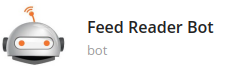 Feed reader bot