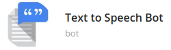 Bot Text To Speech